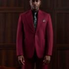 High-Wide Peak Lapel Suit – Side Pockets