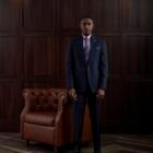 High-Wide Peak Lapel Suit – Darted Side Pockets