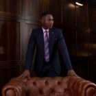 High-Wide Peak Lapel Suit – Darted Side Pockets