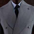 Double-Breasted High-Wide Peak Lapel Suit