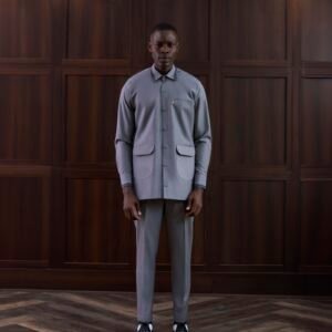 Signature Shacket – Two-Tone Collar & Cuffs