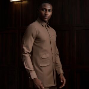Signature Shacket – Classic Collar with Ticket Pocket